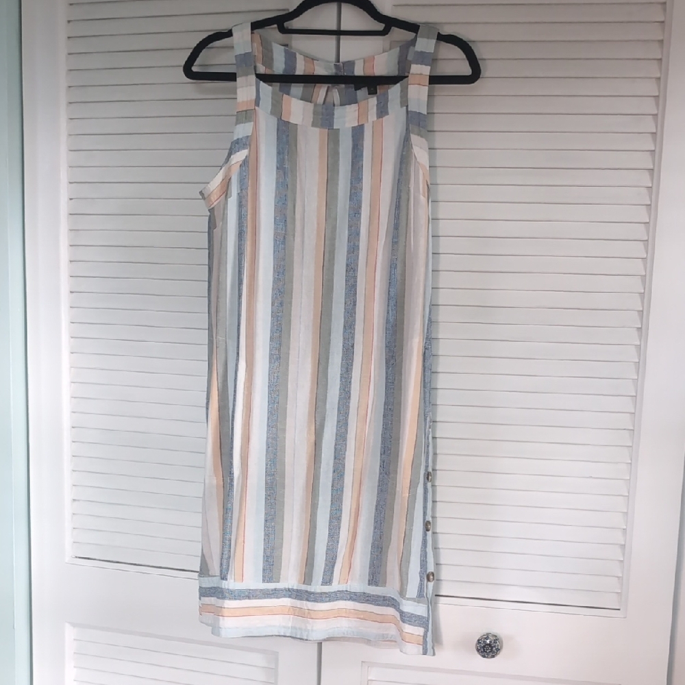 Striped Sleeveless Dress